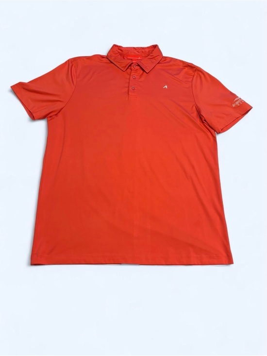 Redvanly Other - Redvanly Golf Polo Shirt Mens Large L Coral Red Bonita Bay Club Performance